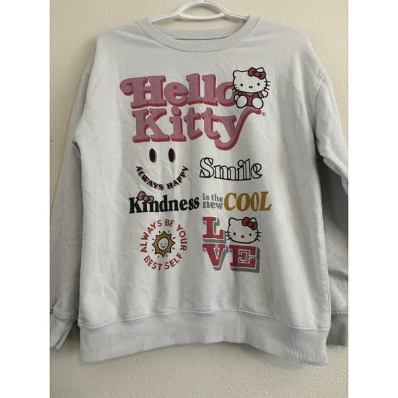 Hello Kitty Sweatshirt Medium White by Sanrio‎ - Picture 2 of 6